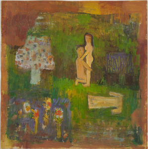 Untitled (couple in a garden)