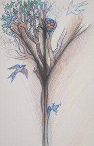 Jo Bondy: Untitled (Nesting tree)