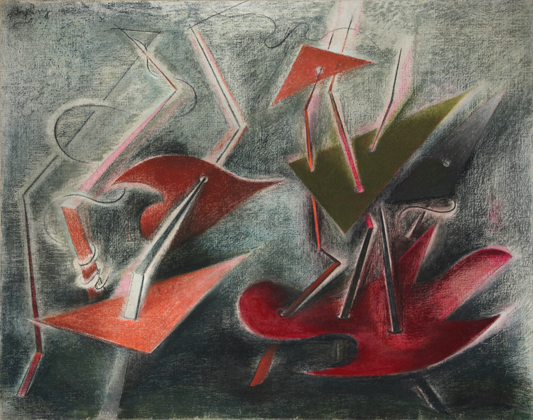 Composition (1933) by Paule Vézelay, Scottish Museum of Modern Art