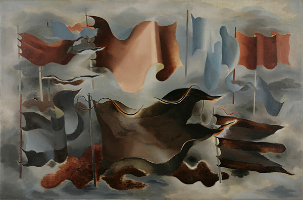 Drapeaux d\'Hiver by Paule Vézelay (1930). England & Co.